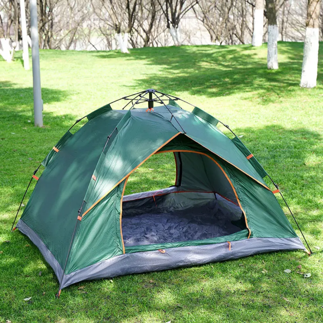 2 Person Automatic Tent Outdoor Camping Foldable Mosquito And Sun Protective Four Season Tent