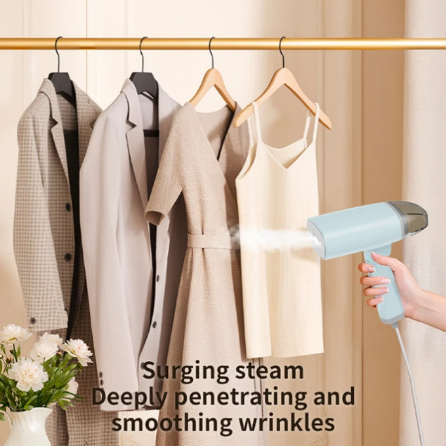 Tobi Handheld 1500W Garment Steamer – Fast-Heat, Wrinkle-Free Fabric Care for Home & Travel