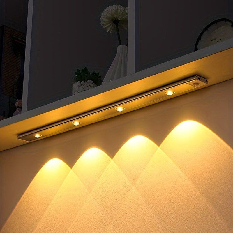 Smart Auto Censor Light Cabinets Wardrobe Kitchen Walls Stairs Doors Decorative Light Chargeable Premium 20 Days Pro Power Easy Installation Magnetic Wire Free