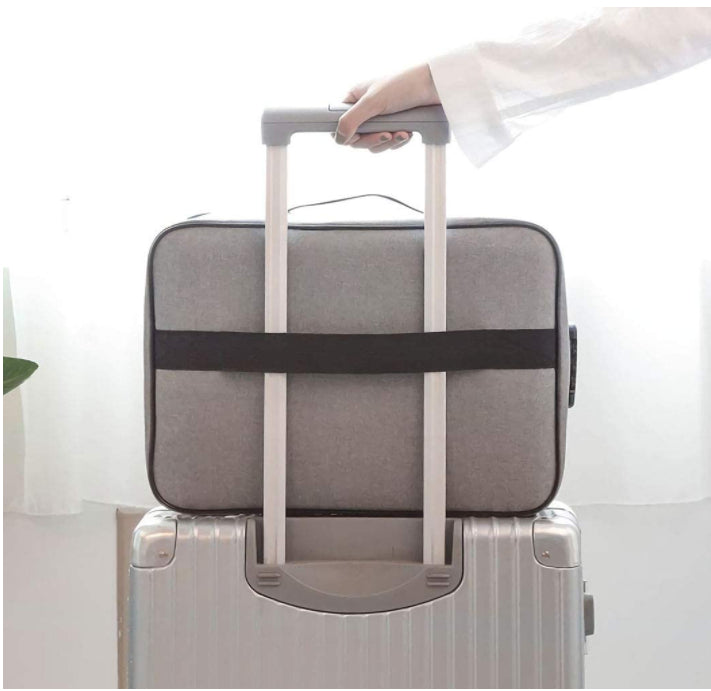Portable Waterproof 3 Layers Document Storage Management Bag with Lock System For Travel Office Home Use Filing Products