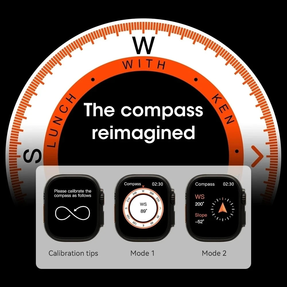 Listenmart Hello Watch 3 Smart Watches Amoled Display 4GB Memory Wireless Charging Full Touch Screen NFC BT Calling Features Smartwatches