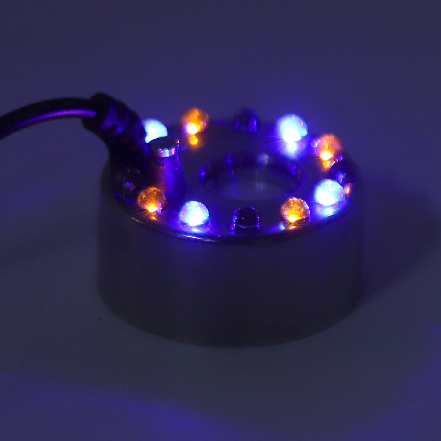 Mist/Fog Maker ,Water Fountain Pond Rockery Fish tank Large Capacity Mist Fog maker ,350ml Mist maker Fogger With 12 LED Lights
