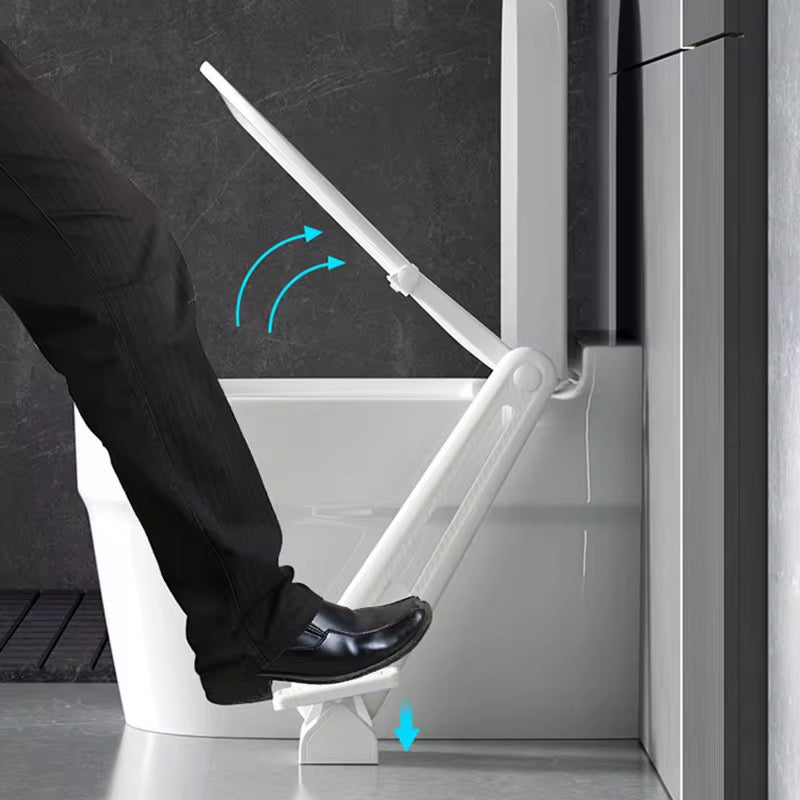 Toilet Lid Lifter by Foot Never Touch with Hand Clean Easy Installation ABS Strong With Self Installations Kit