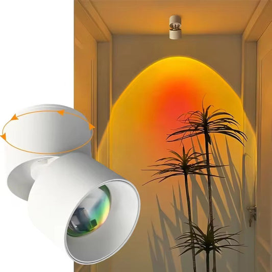 10W Ajdustable Led Spotlight Sunset Wall Washer Household Indoor Lighting Decorative Light