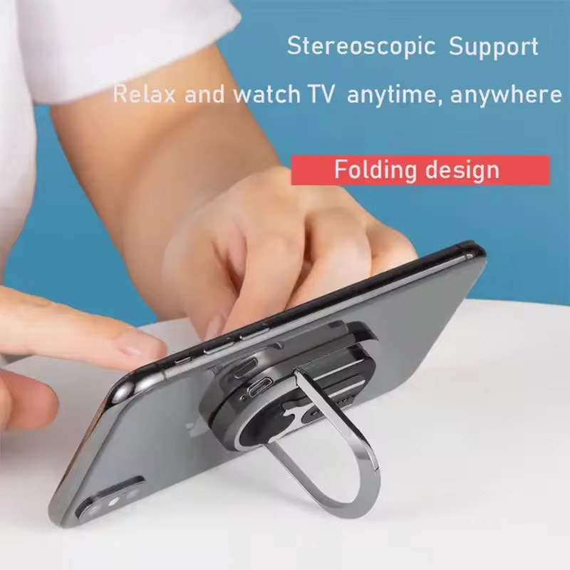 Hidden e Lighter All in One Car Phone Holder Cigarette Lighter Creative Ring Buckle Windproof Tungsten Wire USB Rechargeable Lighter