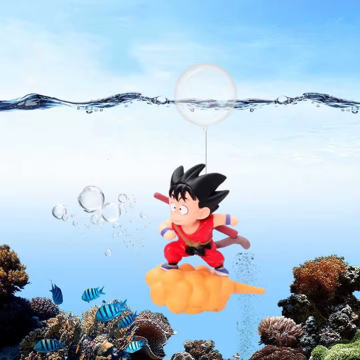 Creative Floating Resin Diver Luminous Fish Tank Landscape Cool Fish Tank Aquarium Toys Decorations Cute Aquarium Ornament/Toys