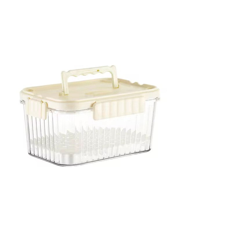 Ultimate 1500ML Portable Fresh-Keeping Box with Ice Maker – Outdoor-Ready, Food-Grade Fruit & Snack Storage Solution