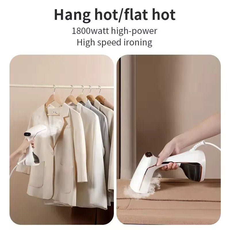 PowerSteam™ 260ML Handheld Garment Steamer – Fast-Heat, Wrinkle-Free Fabric Care for Home & Travel