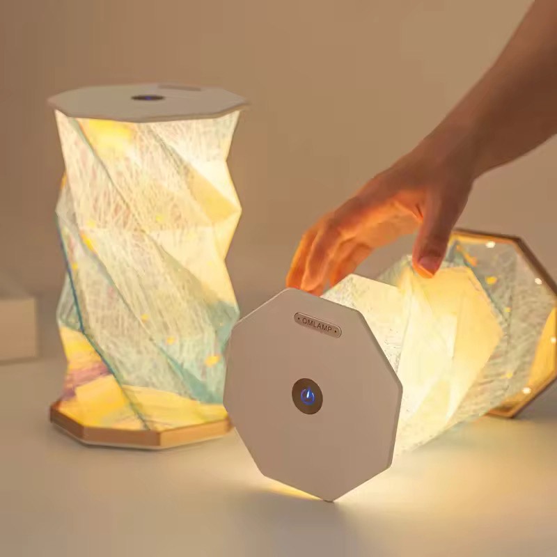 π Portable Cordless Rechargeable Rice Paper Lantern Lamp β Foldable Dimmable Table Light for Cozy Warm Nighttime Ambience
