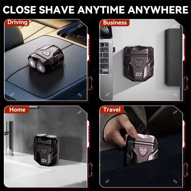 ENCHEN Mini X Electric Shaver Men Twin Magnetic Cutter Blade Convenient Travel Car Use USB Powered Rechargeable Beard Shaving