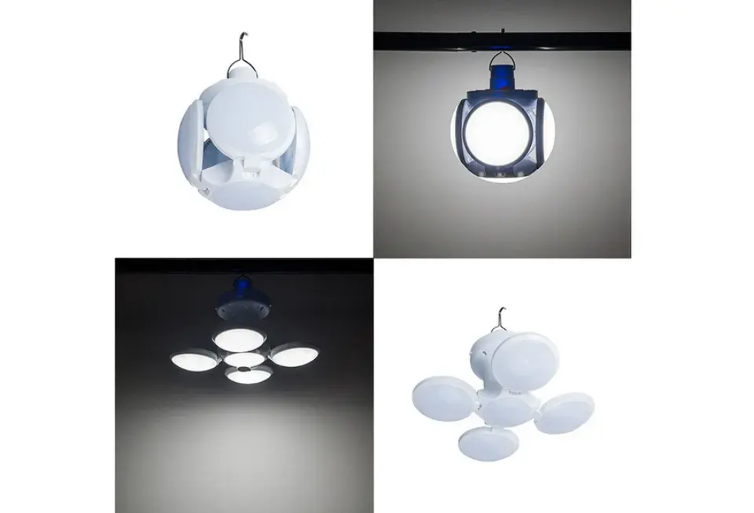 Work Light Hang Tent Lamps Portable Football Solar Bulb Multifunction Foldable USB Solar Led Light Rechargeable Camping Lanterns