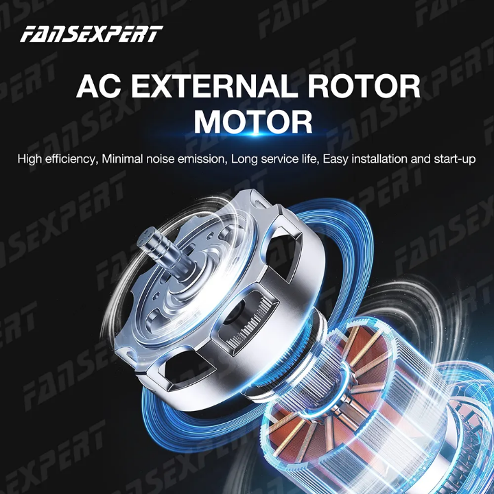 High Speed Diagonal Flow Exhaust Fan High Air Flow Energy Comes With 3 Meter Long Ventilation Pipe Easy To Install