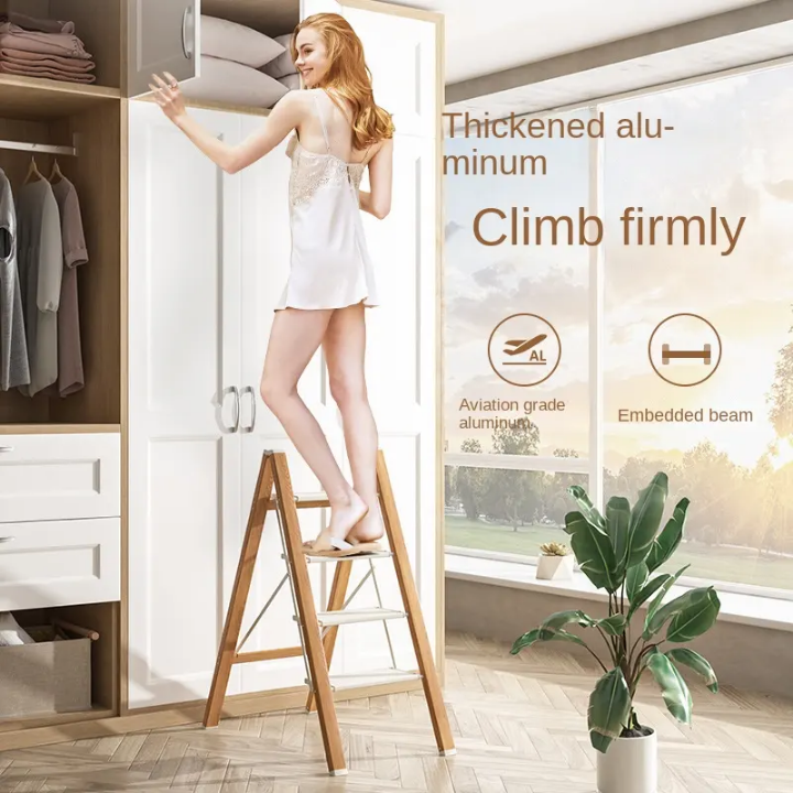 Modern Design Wholesale Portable Household Folding 3 Steps Ladder 150 KG Load Capacity Which Can Be Used As Flower Stand Decoration In Your House As Well As Work Place