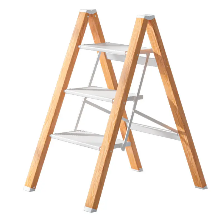 Modern Design Wholesale Portable Household Folding 3 Steps Ladder 150 KG Load Capacity Which Can Be Used As Flower Stand Decoration In Your House As Well As Work Place