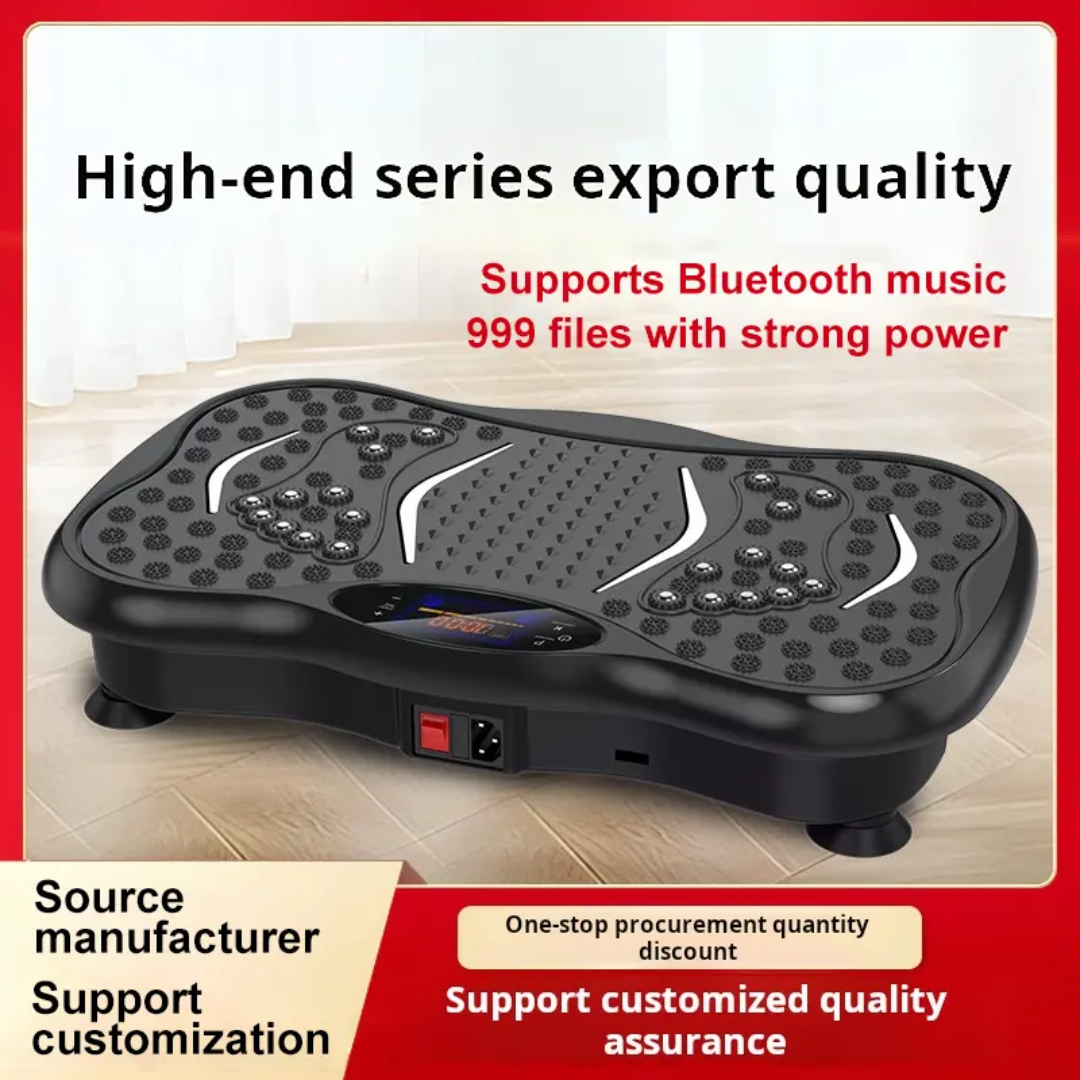 Vibrating Platform Exercising Machine Ultra-thin Mini Fat-burning Vibration Plate PC Material Massage Fitness Standing Body Machine