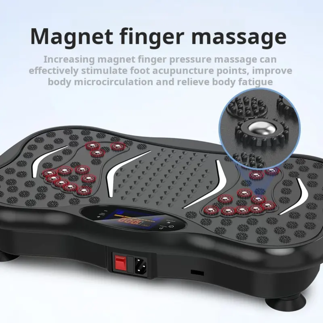 Vibrating Platform Exercising Machine Ultra-thin Mini Fat-burning Vibration Plate PC Material Massage Fitness Standing Body Machine