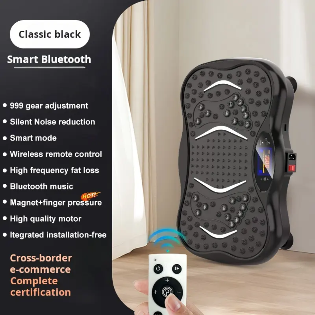 Vibrating Platform Exercising Machine Ultra-thin Mini Fat-burning Vibration Plate PC Material Massage Fitness Standing Body Machine