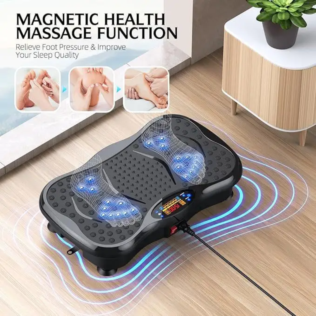 Vibrating Platform Exercising Machine Ultra-thin Mini Fat-burning Vibration Plate PC Material Massage Fitness Standing Body Machine