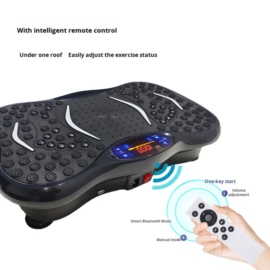 Vibrating Platform Exercising Machine Ultra-thin Mini Fat-burning Vibration Plate PC Material Massage Fitness Standing Body Machine