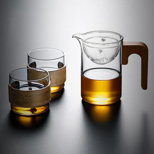 Tea Infuser High Borosilicate Glass Water Separator Household Filter Eco Friendly Portable Tea Infuser
