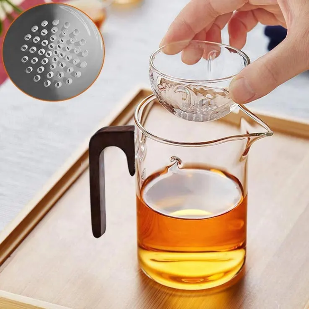 Tea Infuser High Borosilicate Glass Water Separator Household Filter E ...