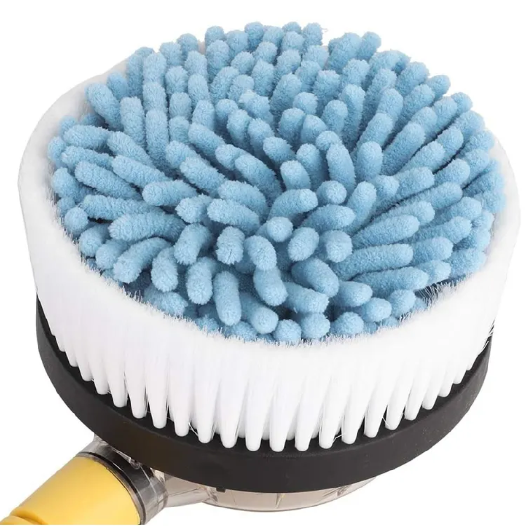 Car Wash Brush Kit 360 degree Automatic Rotation Adjustable High Pressure Car Wash Brush With Long Handle