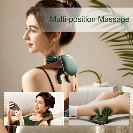 Neck Massager With Heat For Pain Relief Deep Tissue Shoulder & Back Massager Professional Shoulder Fatigue Relief Machine