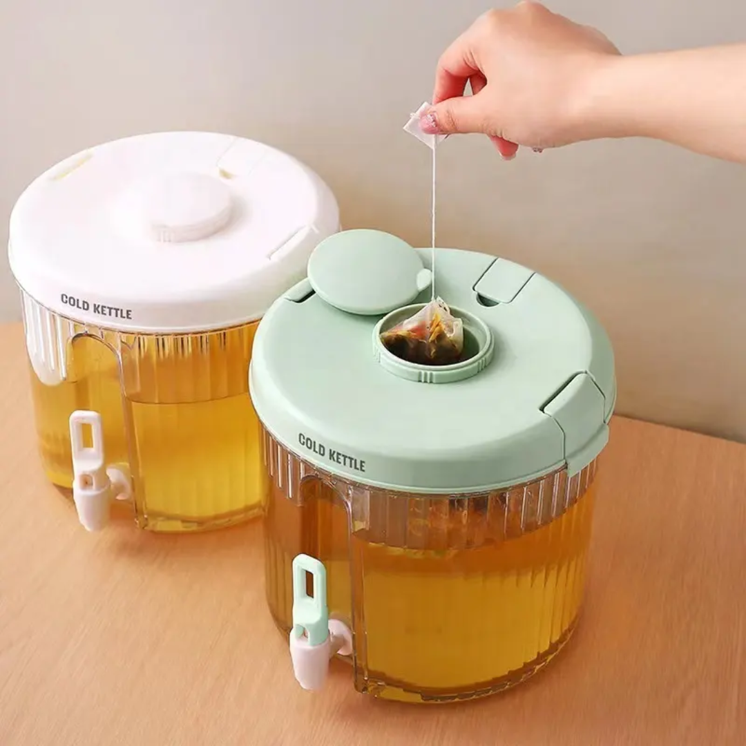 Large Capacity Beverage Container Transparent Water Dispenser With Tap For Home