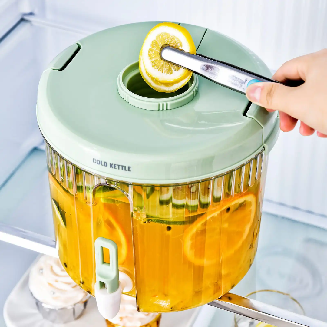 Large Capacity Beverage Container Transparent Water Dispenser With Tap For Home