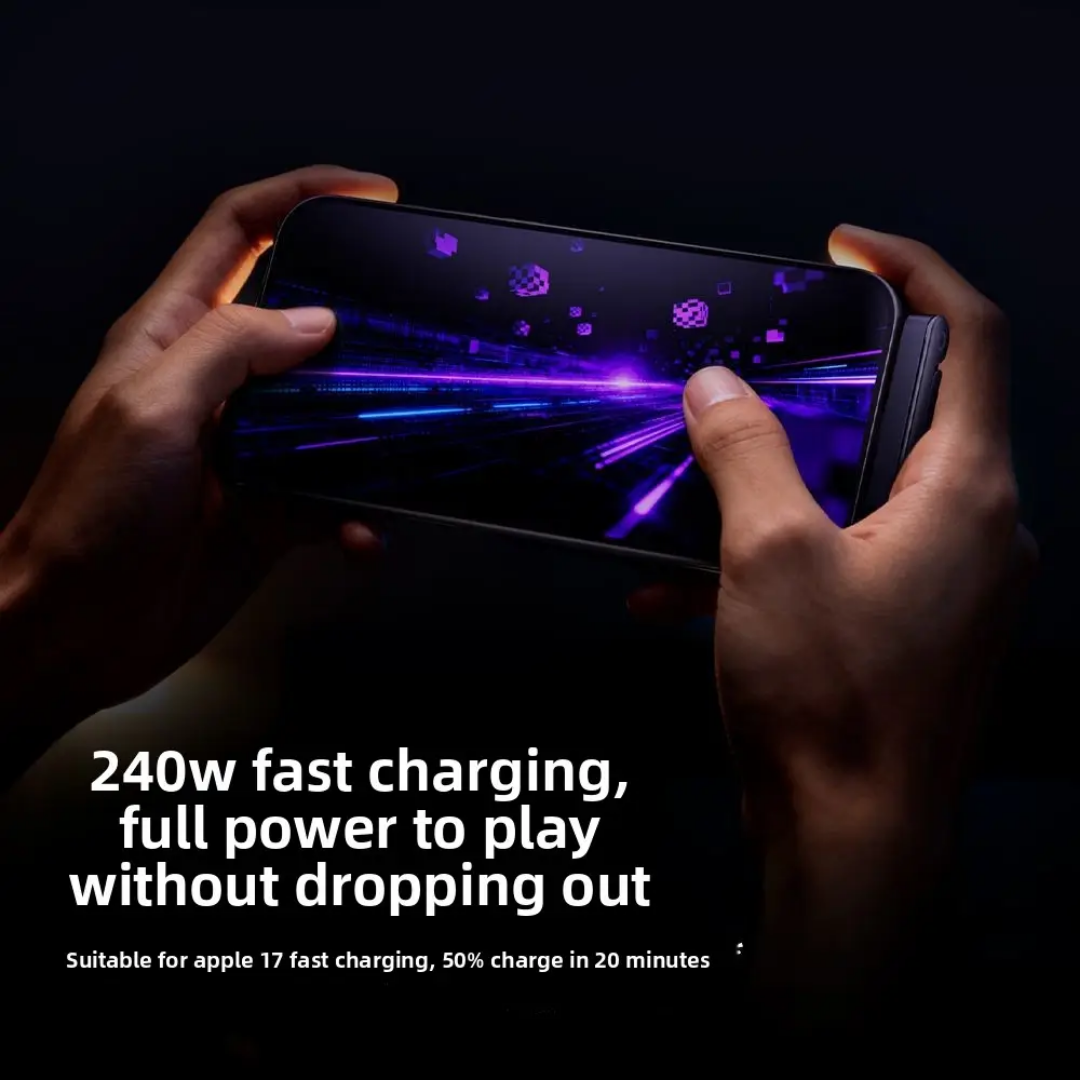 NEW 240W Fast Charging Cable with 360° Adjustable Metal Stand Nylon Braided Cable USB C Type C Data Cable