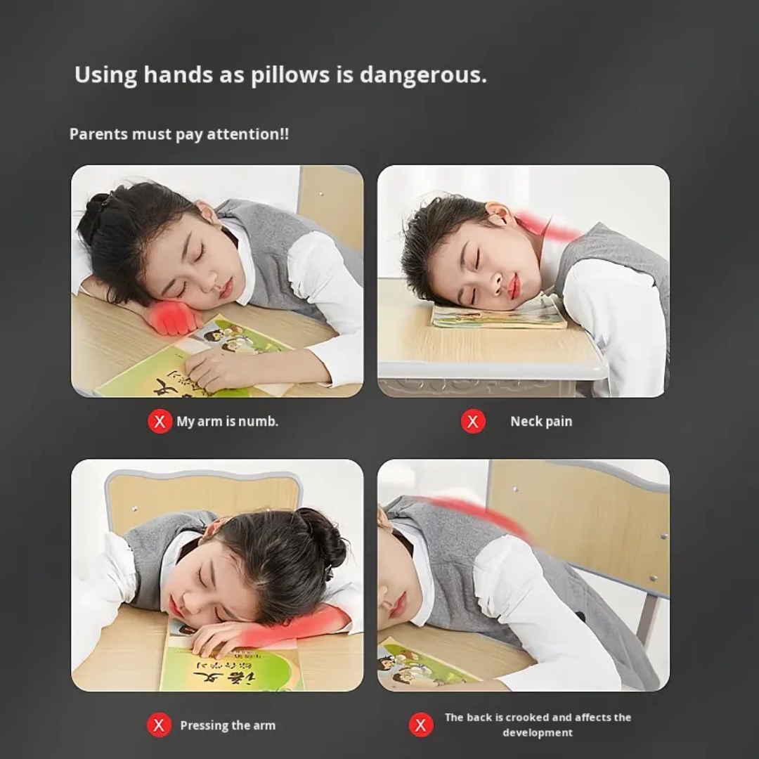 U-shaped Multi-function PP Cotton Student Hotel Lunch Break Sleep Airplane Friendly Folding Portable Nap Desk Sleeping Pillow