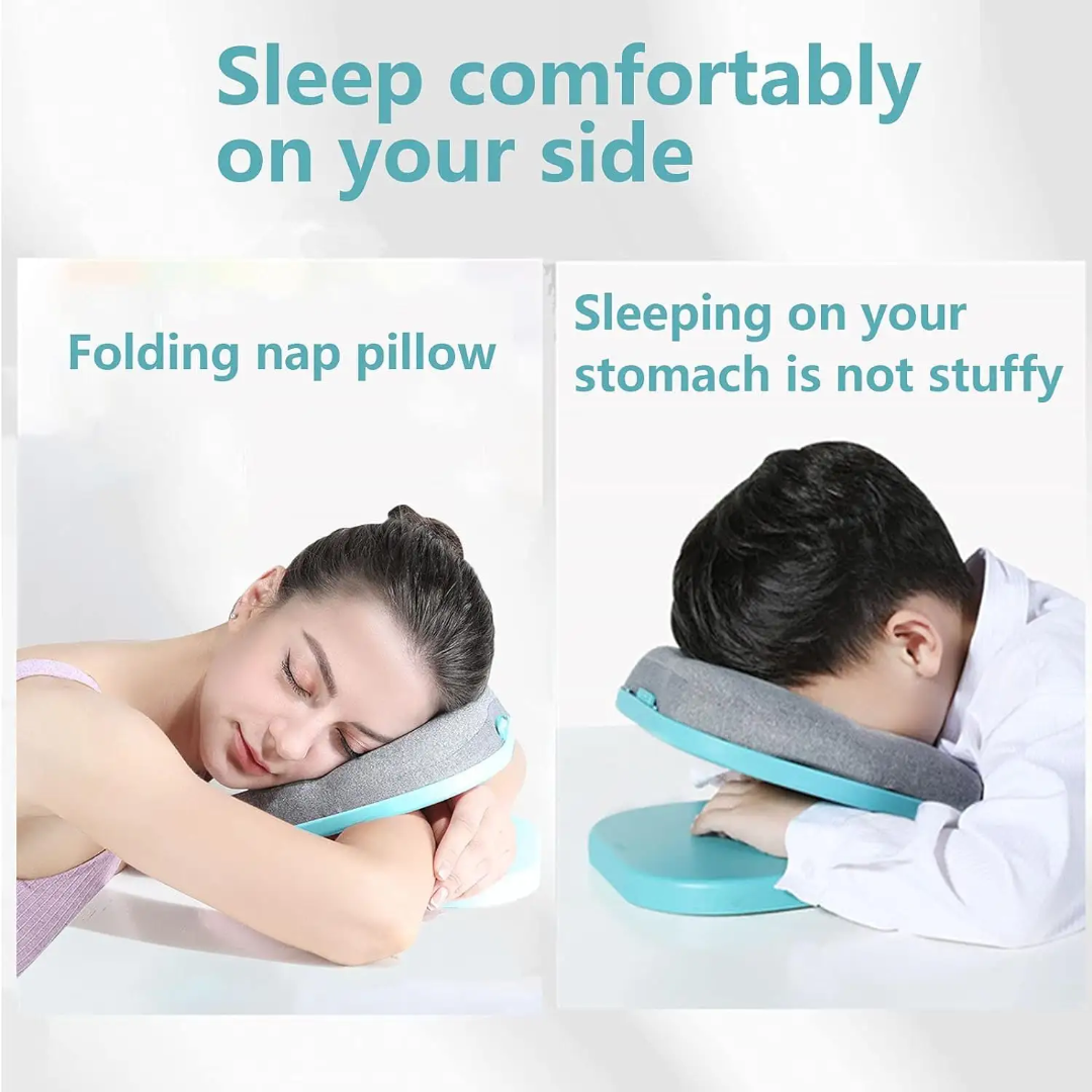 U-shaped Multi-function PP Cotton Student Hotel Lunch Break Sleep Airplane Friendly Folding Portable Nap Desk Sleeping Pillow