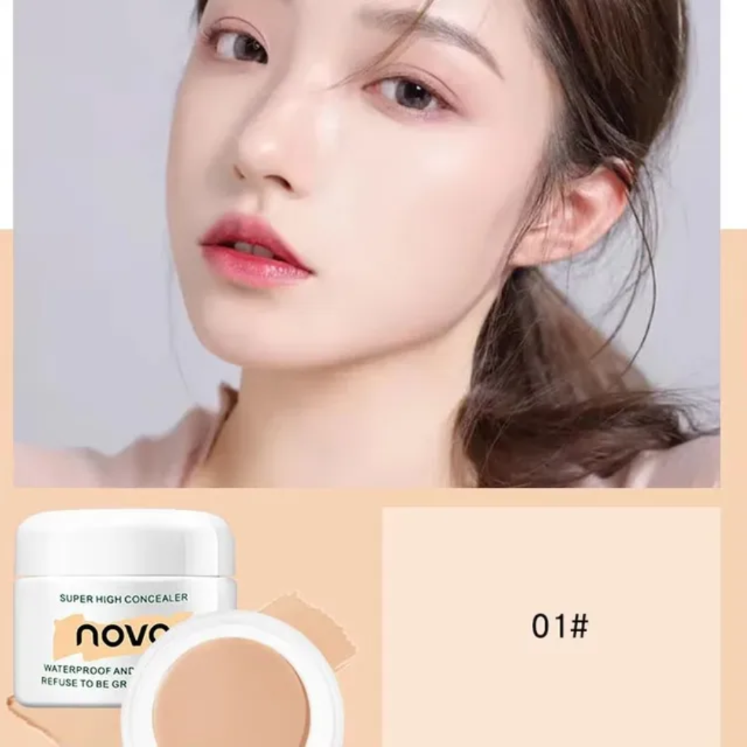 NOVO 3 Shade Liquid Concealer Waterproof Sweatproof Moisturizing Long Lasting Mini Oil Controlled Concealer