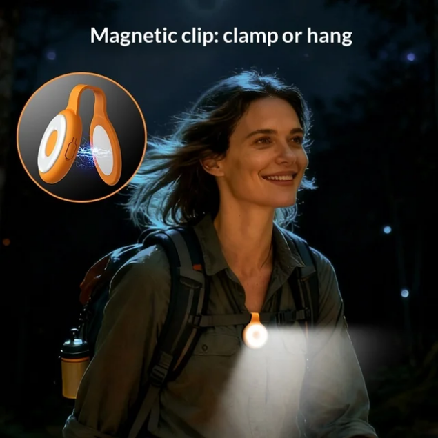 Magnetic Suction Lighting Fill Light Mini Portable Clip USB Rechargeable Dimmable Content Creation Light