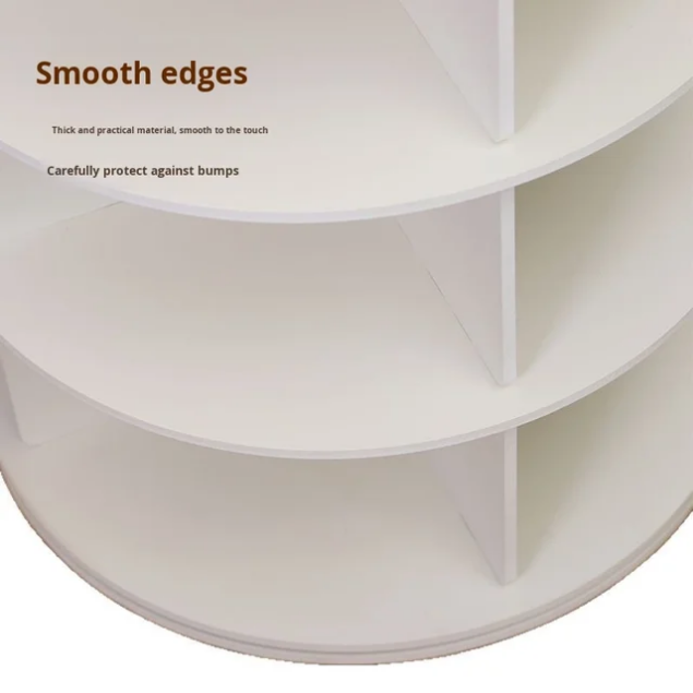5 Layer 360 Degree Rotating Shoes Bag Organizer Multi Layer Display Rack