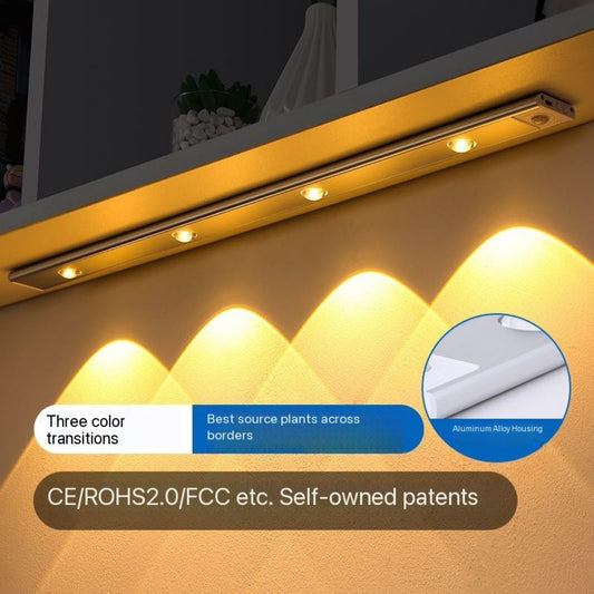 Smart Auto Censor Light Cabinets Wardrobe Kitchen Walls Stairs Doors Decorative Light Chargeable Premium 20 Days Pro Power Easy Installation Magnetic Wire Free