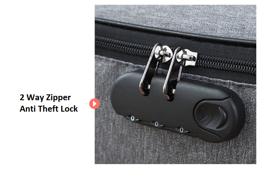 Portable Waterproof 3 Layers Document Storage Management Bag with Lock System For Travel Office Home Use Filing Products