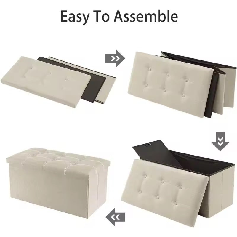 2-in-1 Storage Bench – Hidden Ottoman Chest | Shoe Bench for Home | स्टोरेज बेन्च नेपाल