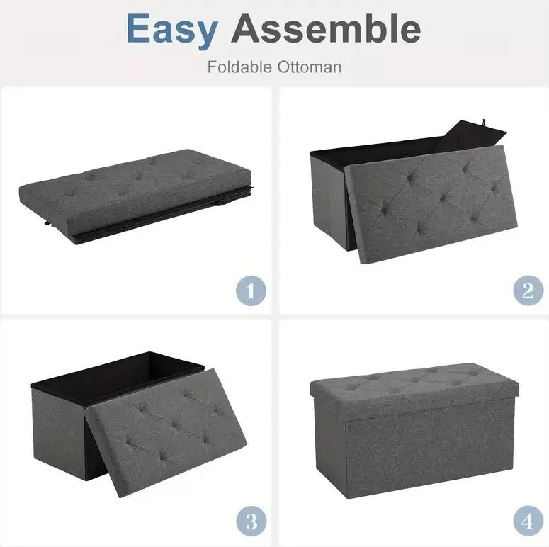 2-in-1 Storage Bench – Hidden Ottoman Chest | Shoe Bench for Home | स्टोरेज बेन्च नेपाल