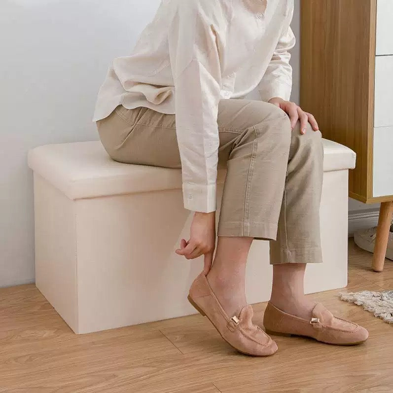 2-in-1 Storage Bench – Hidden Ottoman Chest | Shoe Bench for Home | स्टोरेज बेन्च नेपाल