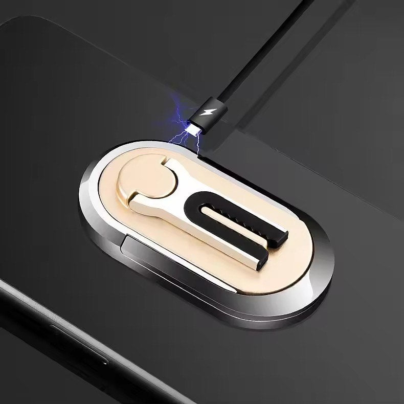 Hidden e Lighter All in One Car Phone Holder Cigarette Lighter Creative Ring Buckle Windproof Tungsten Wire USB Rechargeable Lighter