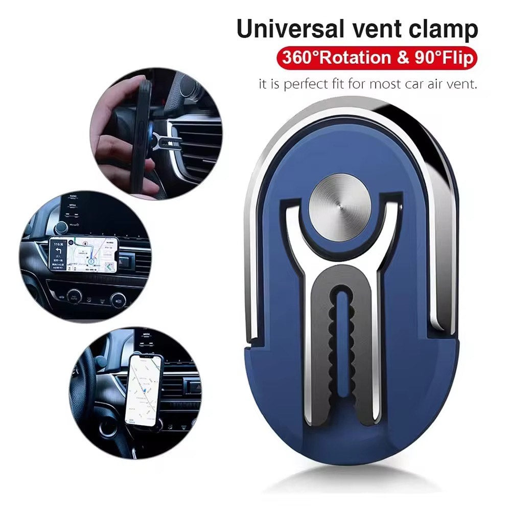 Hidden e Lighter All in One Car Phone Holder Cigarette Lighter Creative Ring Buckle Windproof Tungsten Wire USB Rechargeable Lighter