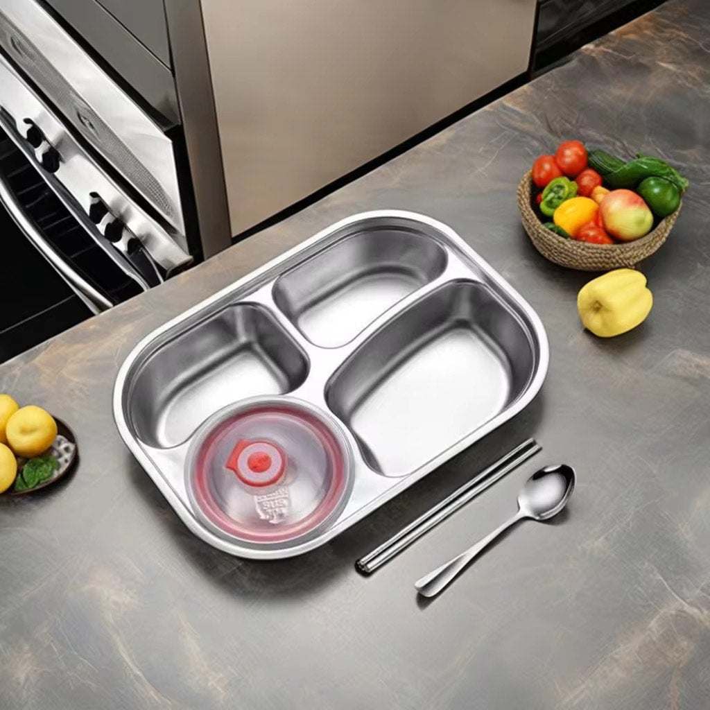 Leakproof Portable High Quality with Large Capacity Lunch Case Food Container Stainless Steel Bento Lunch Box With Cutlery Thermal Bag