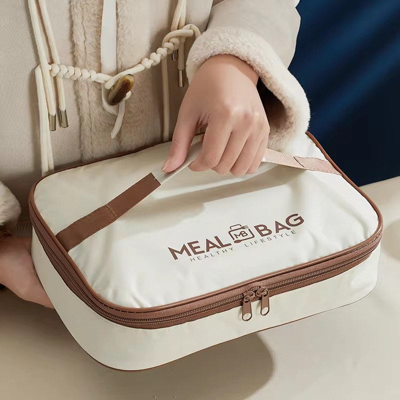 Leakproof Portable High Quality with Large Capacity Lunch Case Food Container Stainless Steel Bento Lunch Box With Cutlery Thermal Bag