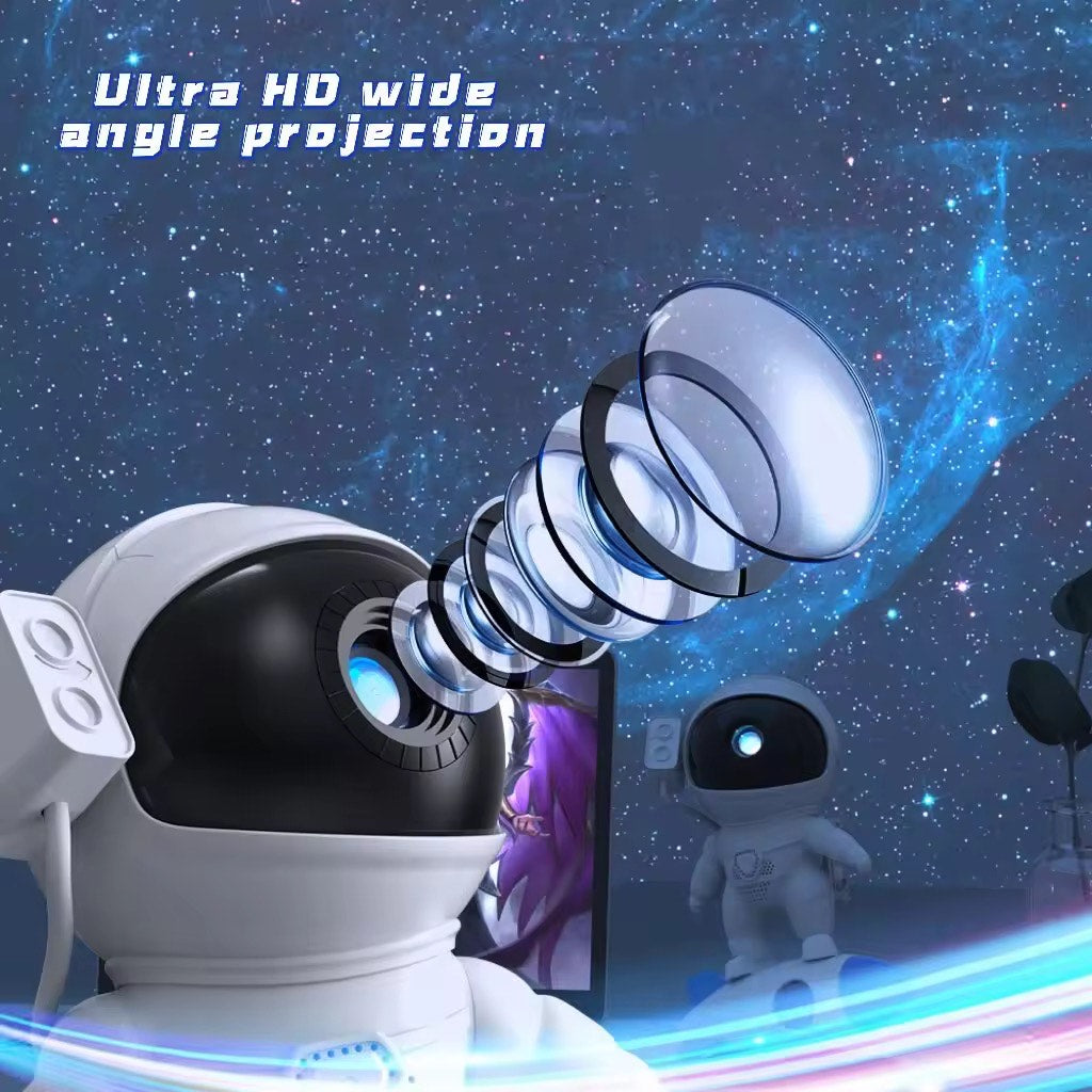 13 HD Cosmic Scenes Astronaut Galaxy Projector 4K Realistic Star Projection 360 RotationAdjustable ,Star Projection For Bedroom ,Night Light for Kids Adults Room/Party/Home Decor and For Gifts