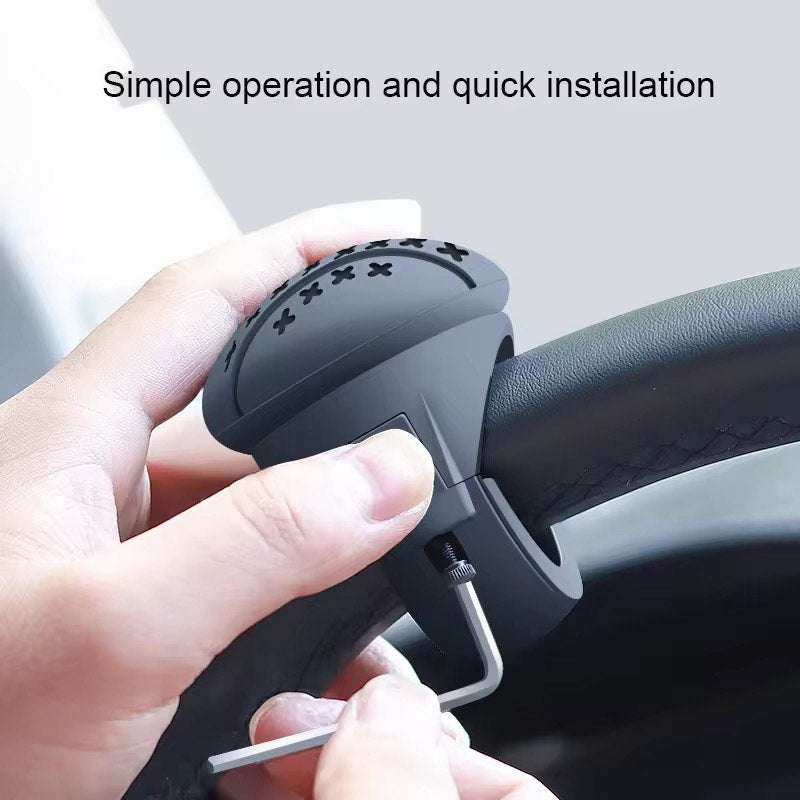 Portable Silicone Multifuntional 360 Degree Rotation Turning Car Steering Wheel Ball Spinner Booster