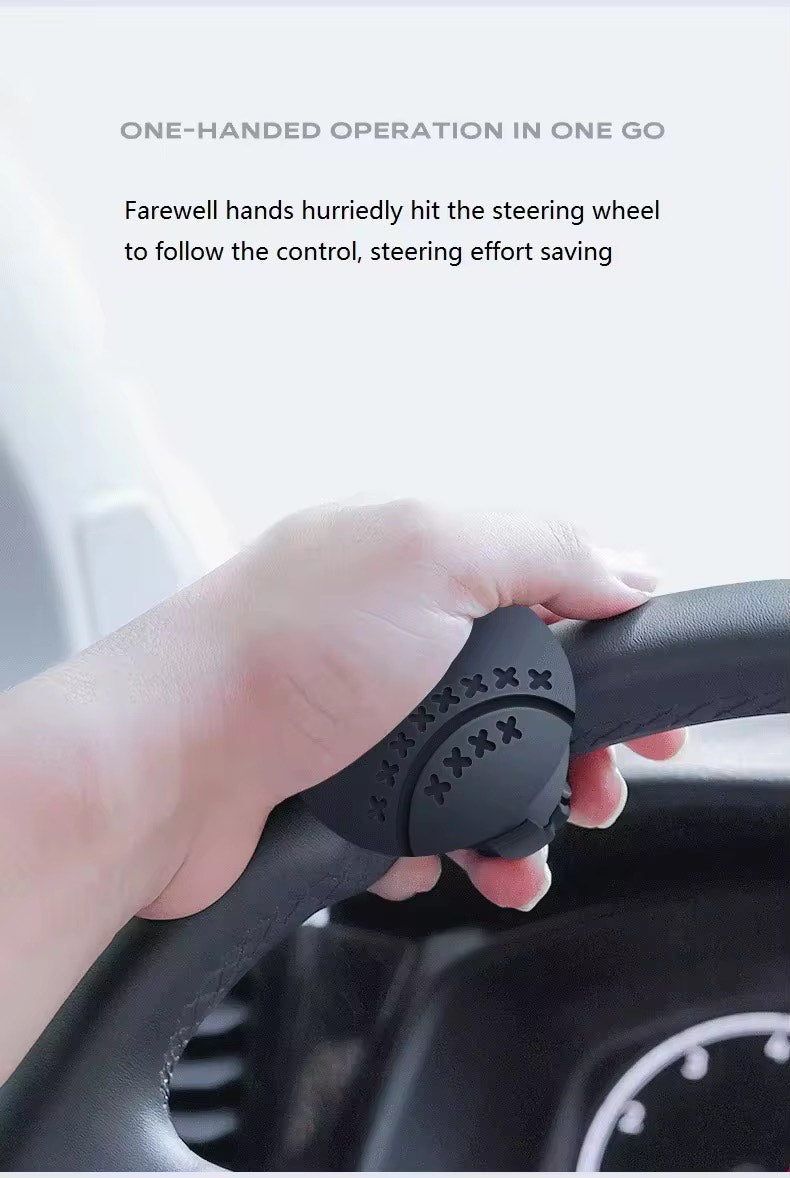 Portable Silicone Multifuntional 360 Degree Rotation Turning Car Steering Wheel Ball Spinner Booster