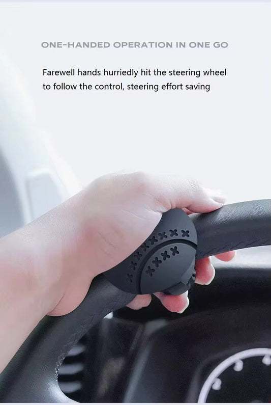 Portable Silicone Multifuntional 360 Degree Rotation Turning Car Steering Wheel Ball Spinner Booster