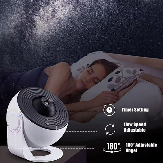 12 Constellation Modes in 1 Rotating Nebula Projector Bedroom Decor LED Star Galaxy Night Sky Ceiling decoration Light