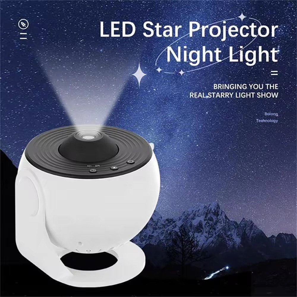 12 Constellation Modes in 1 Rotating Nebula Projector Bedroom Decor LED Star Galaxy Night Sky Ceiling decoration Light